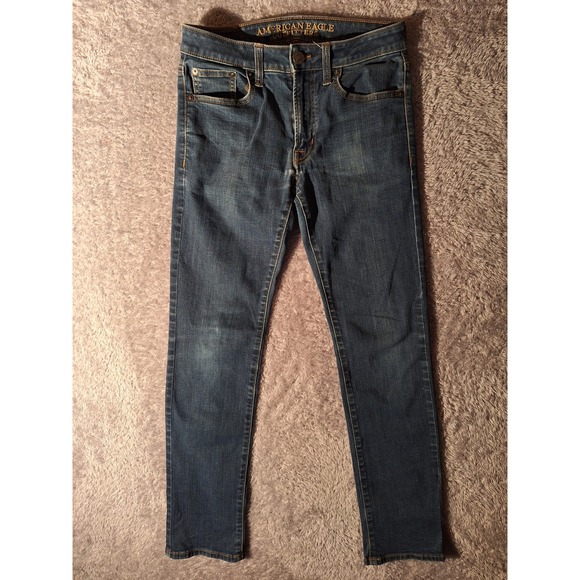 American Eagle By Payless Other - American Eagle Outfitters Extreme Flex Dark Wash Slim Fit Jeans Men's Denim Y2K